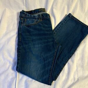 American Eagle men’s denim blue jeans, original straight 32 x 32 stylish casual